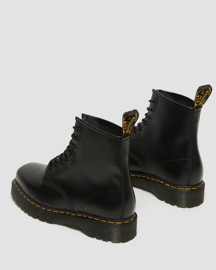 Cizme Netede Lustruite Netede Dr.martens Romania 1460 Bex Cu Vârf Pătrat Din Piele Cu șireturi