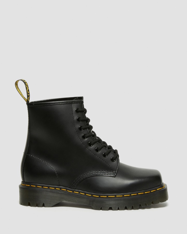 Cizme Netede Lustruite Netede Dr.martens Romania 1460 Bex Cu Vârf Pătrat Din Piele Cu șireturi