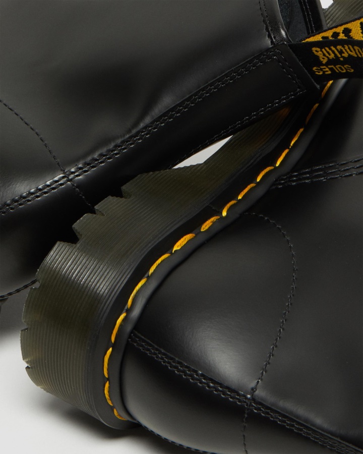 Cizme Netede Lustruite Netede Dr.martens Romania 1460 Bex Cu Vârf Pătrat Din Piele Cu șireturi