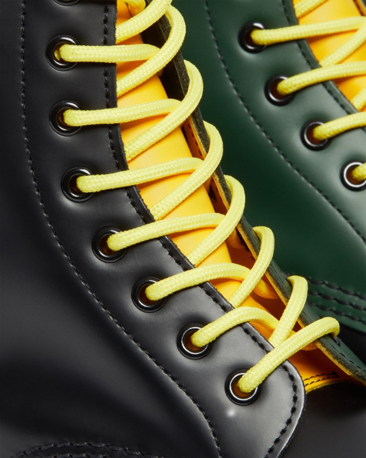 1460 Cizme Cu Siret Piele Neteda Contrast Neagra Piele Neteda Dr.martens Romania