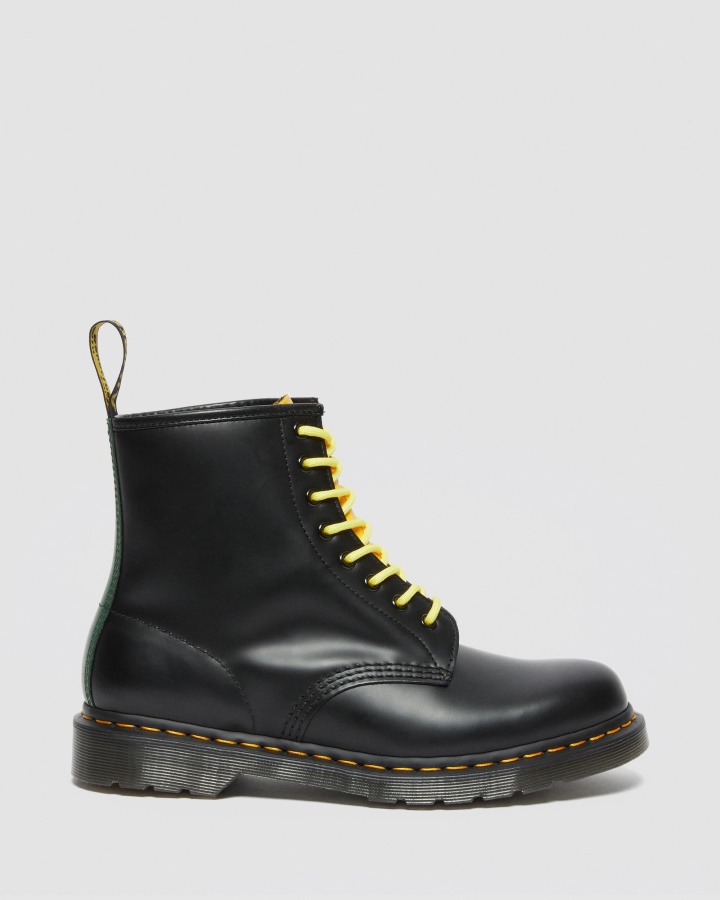 1460 Cizme Cu Siret Piele Neteda Contrast Neagra Piele Neteda Dr.martens Romania