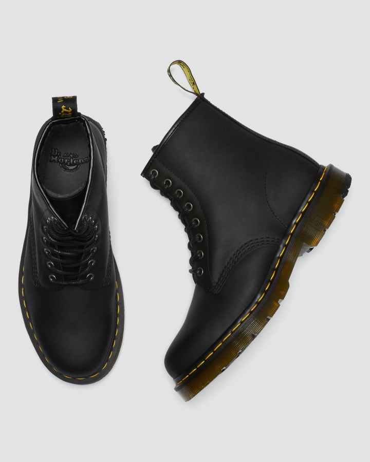 1460 Dm's Wintergrip Cizme Cu șireturi Dr.martens Romania Black Plug De Zăpadă