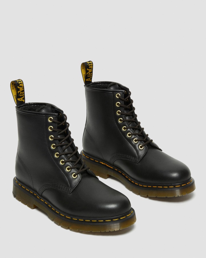 Cizme Dr.martens Romania Black Blizzard Wp 1460 Dm's Wintergrip Din Piele Cu Siret