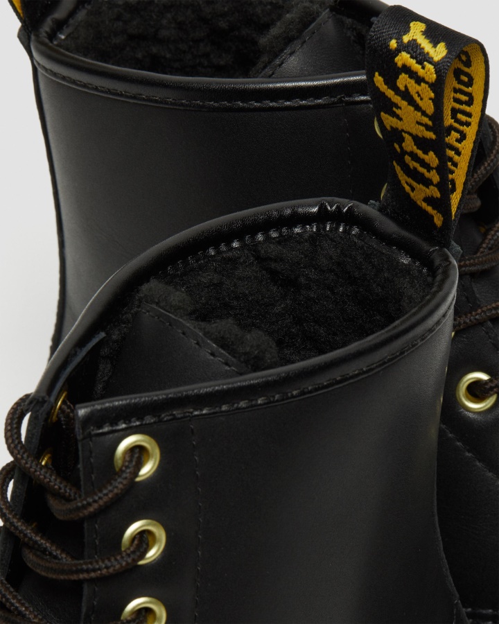 Cizme Dr.martens Romania Black Blizzard Wp 1460 Dm's Wintergrip Din Piele Cu Siret