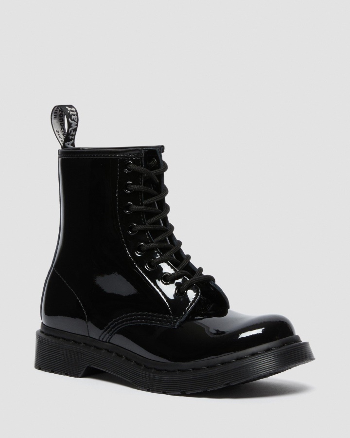 1460 Cizme Mono Lacuite Cu Siret Canada Dr.martens Romania Lampa Neagra Lacuita