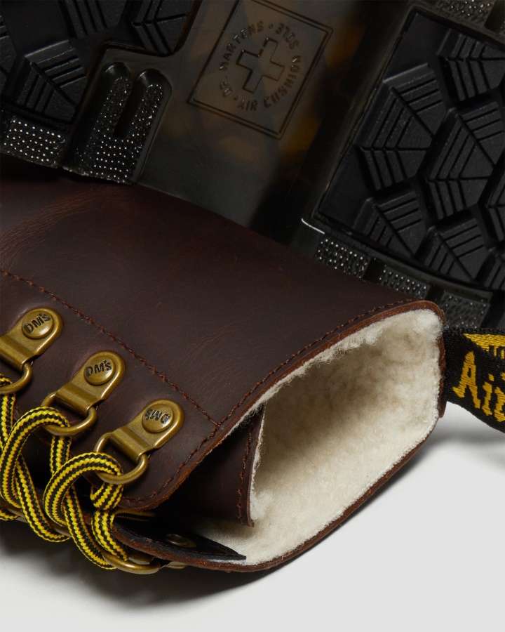 1460 Pascal Dm's Wintergrip Cizme Cu Siret Din Piele Maro Plug De Zapada Dr.martens Romania