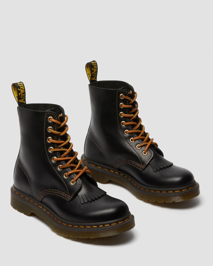 Cizme Din Piele Abruzzo Neagra Wp Dr.martens Romania 1460 Pascal Pascal