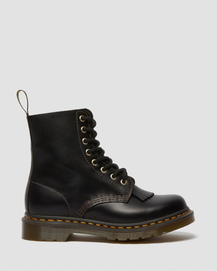 Cizme Din Piele Abruzzo Neagra Wp Dr.martens Romania 1460 Pascal Pascal
