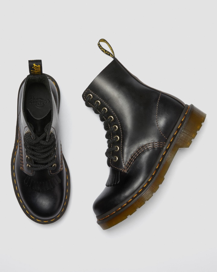 Cizme Din Piele Abruzzo Neagra Wp Dr.martens Romania 1460 Pascal Pascal