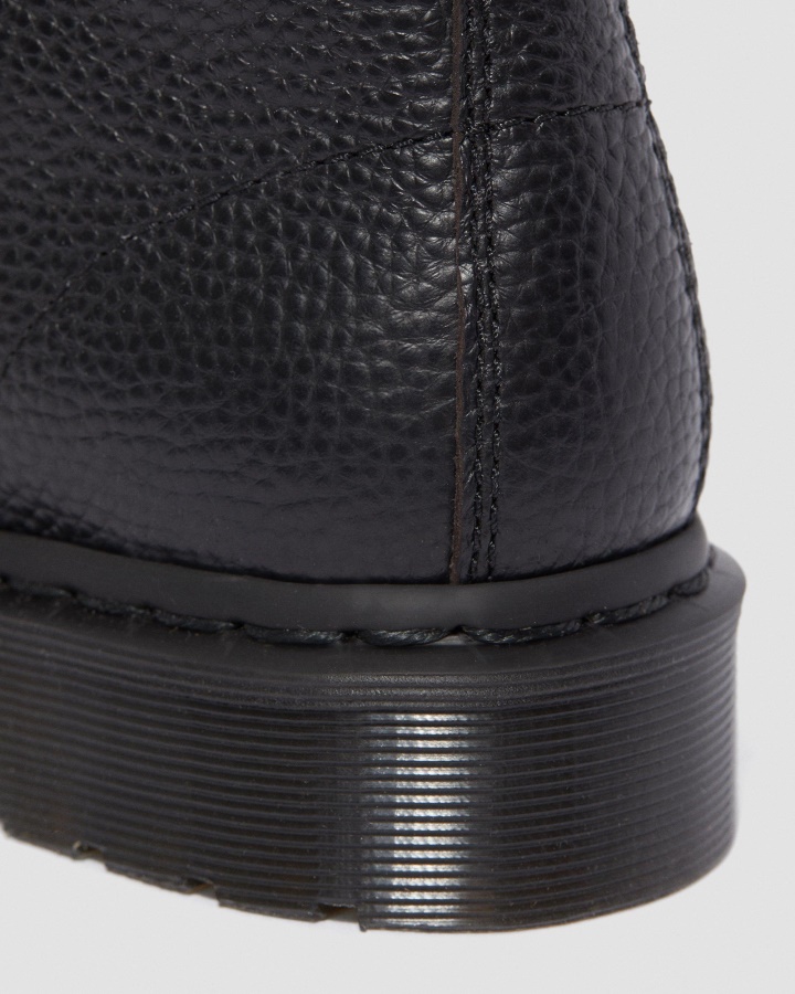 Cizme De Dama Dr.martens Romania 1460 Pascal Din Piele Nappa Frezata Neagra Cu Fermoar