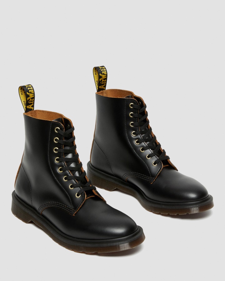 1460 Cizme Vintage Din Piele Neteda Cu Siret Canada Dr.martens Romania Negru Vintage Netede