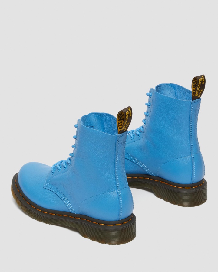 1460 Cizme De Dama Pascal Virginia Piele Albastru Virginia Dr.martens Romania