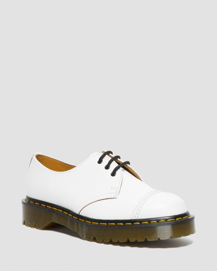 Pantofi Oxford Dr.martens Romania 1461 Bex Made In England Neted Vintage Alb