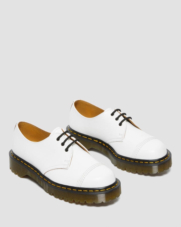 Pantofi Oxford Dr.martens Romania 1461 Bex Made In England Neted Vintage Alb