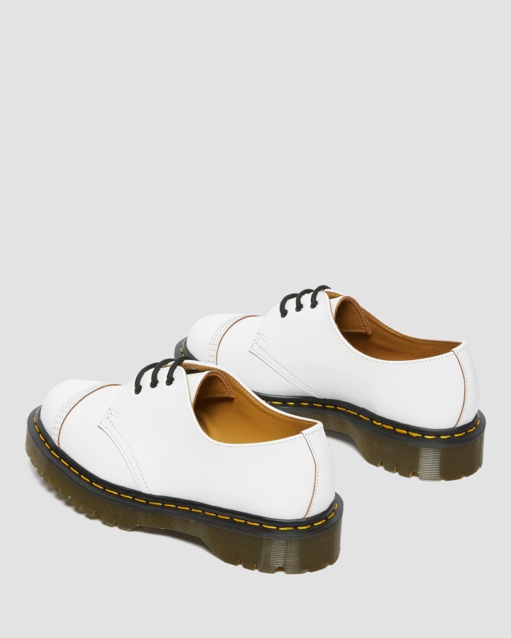 Pantofi Oxford Dr.martens Romania 1461 Bex Made In England Neted Vintage Alb