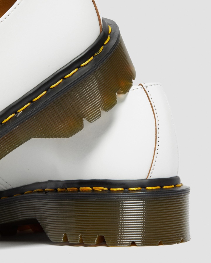 Pantofi Oxford Dr.martens Romania 1461 Bex Made In England Neted Vintage Alb