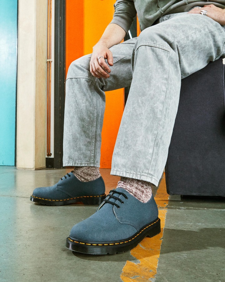 1461 Pantofi Oxford Canvas Gri Dr.martens Romania