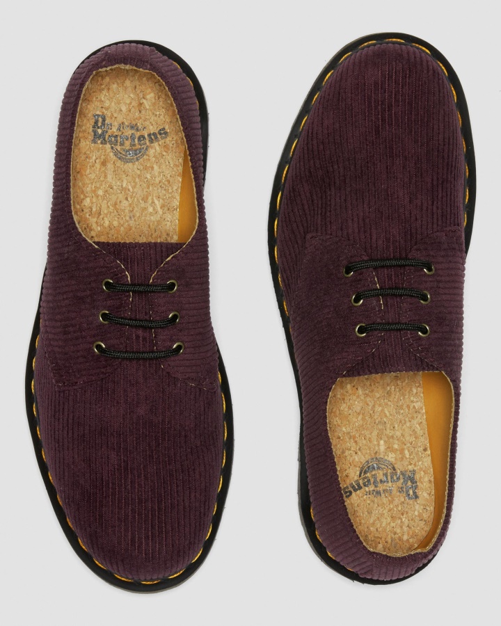 1461 Pantofi Oxford Din Catifea Dr.martens Romania Oxblood Ducesa Catifea