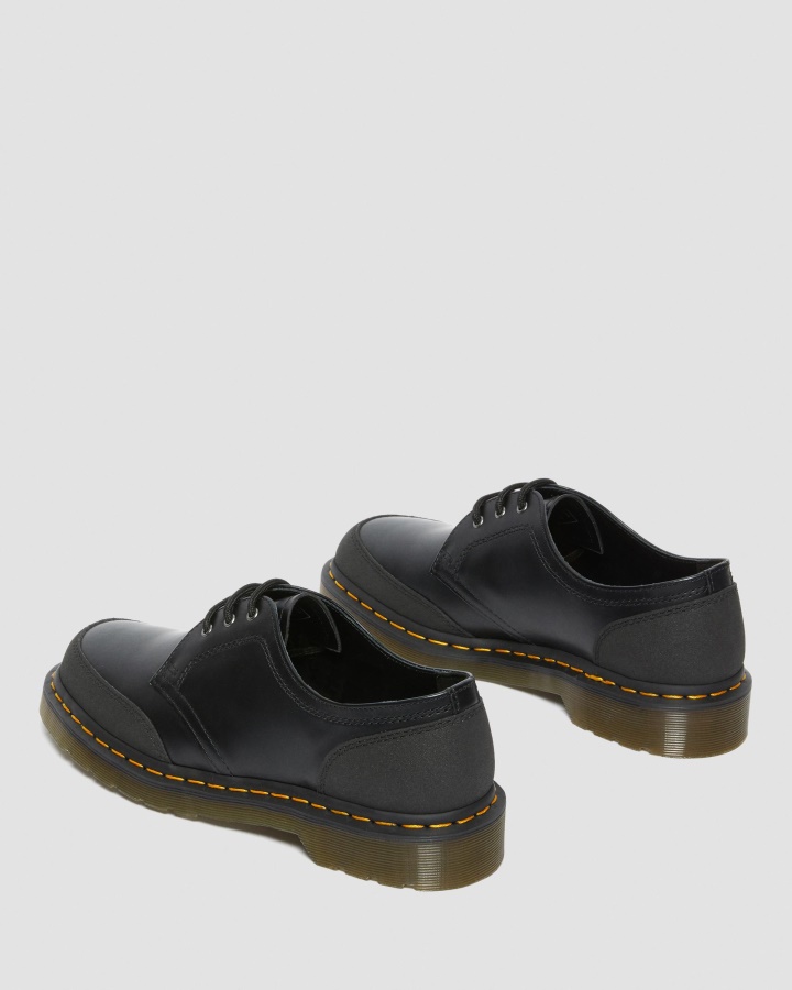 Dr.martens Romania Black Smooth+dual Original 1461 Guard Panel Piele Pantofi Oxford