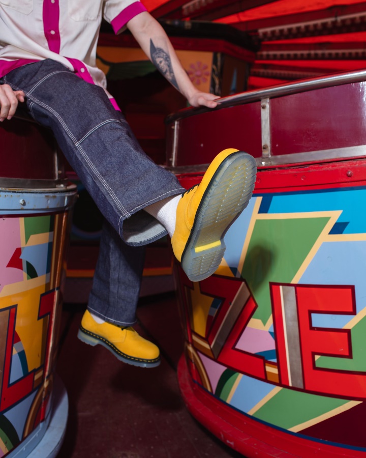 1461 Iced Ii Pantofi Oxford Din Piele Buttersoft Galben Buttersoft Wp Dr.martens Romania