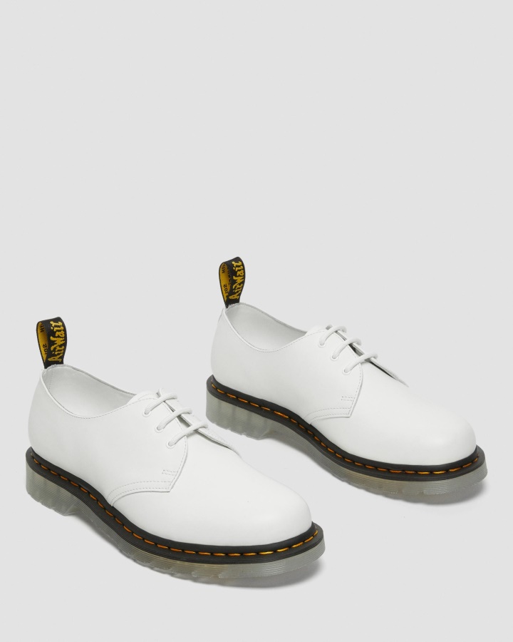 Dr.martens Romania Piele Neteda Alba 1461 Pantofi Oxford Piele Neteda Iced