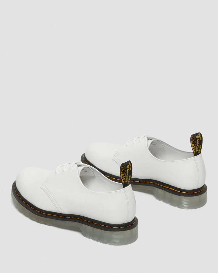 Dr.martens Romania Piele Neteda Alba 1461 Pantofi Oxford Piele Neteda Iced