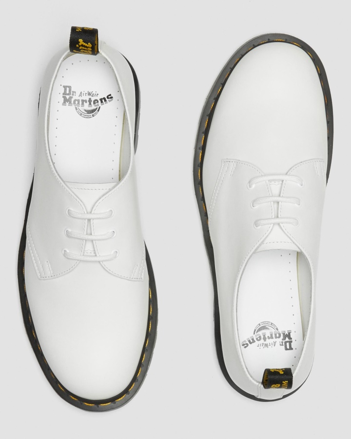 Dr.martens Romania Piele Neteda Alba 1461 Pantofi Oxford Piele Neteda Iced