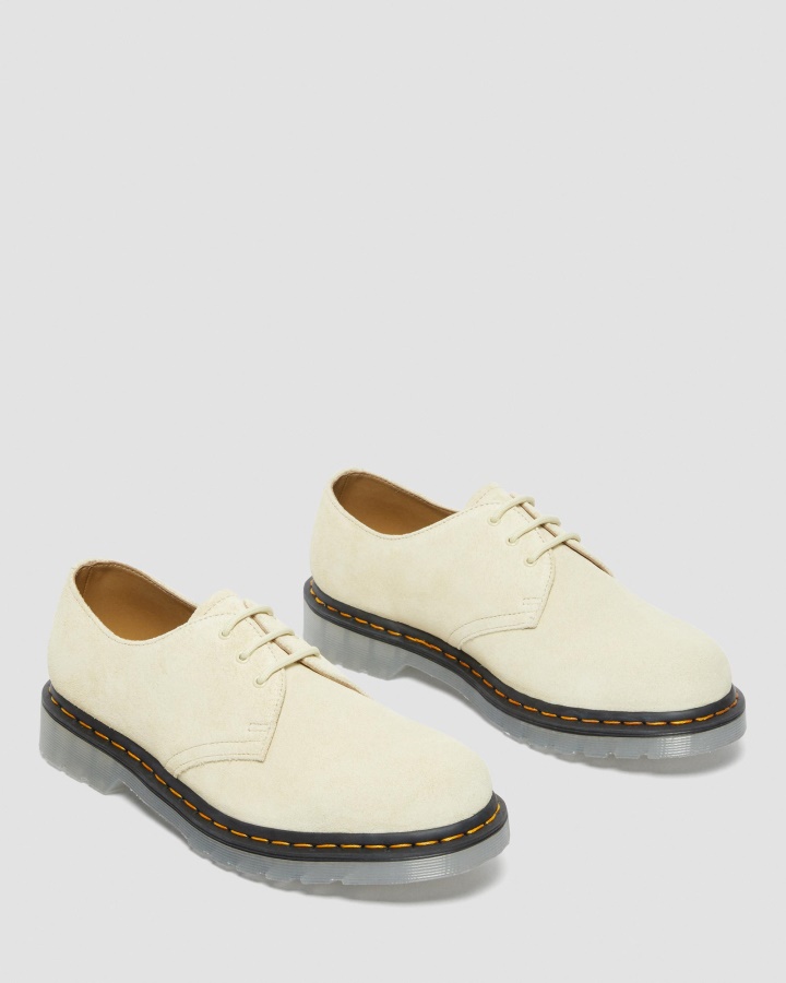 Pantofi Oxford Dr.martens Romania 1461 Iced Suede Crem E.h.suede