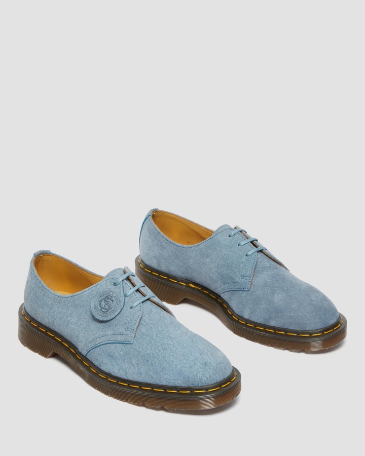 1461 Made In Anglia Pantofi Oxford Din Piele Nubuck Dr.martens Romania Blue
