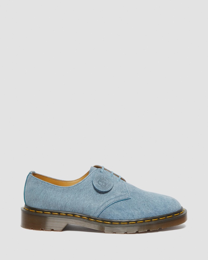 1461 Made In Anglia Pantofi Oxford Din Piele Nubuck Dr.martens Romania Blue