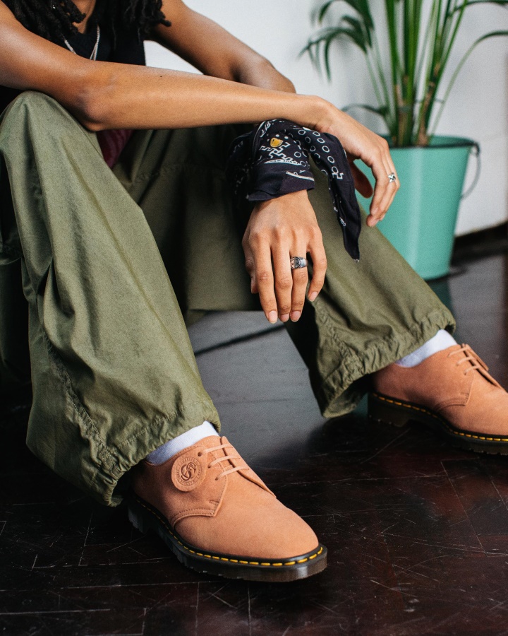 1461 Made In England Pantofi Oxford Din Piele Nubuc Dr.martens Romania Roz