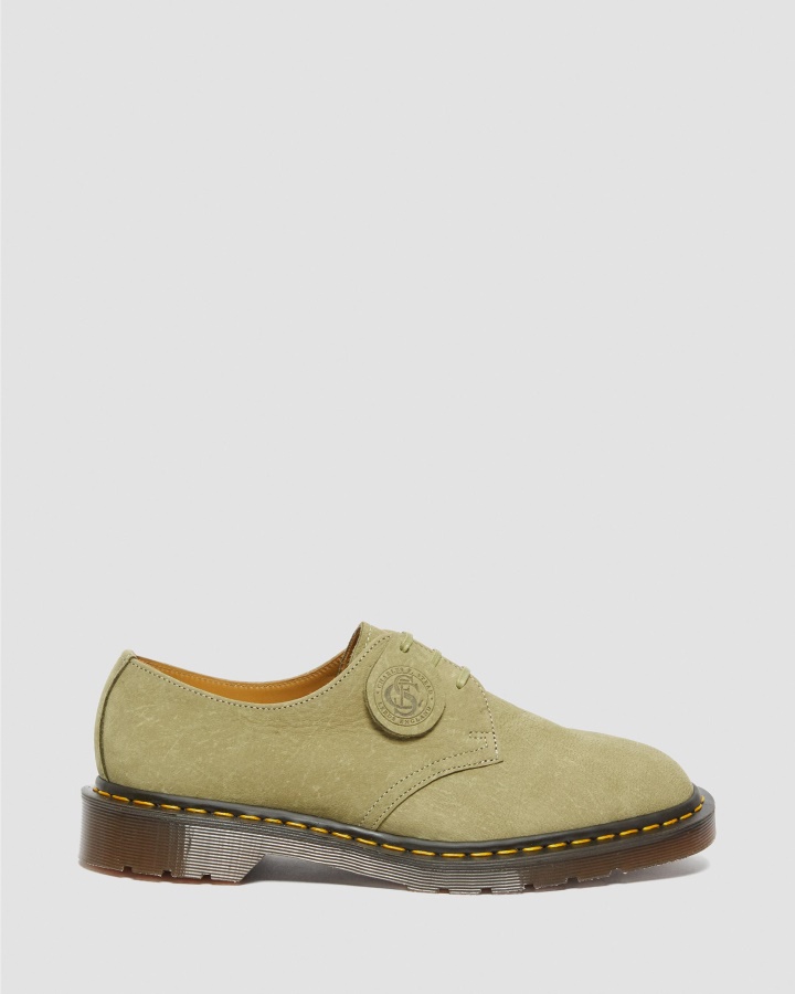 1461 Made In Anglia Pantofi Oxford Din Piele Nubuc Verde Dr.martens Romania