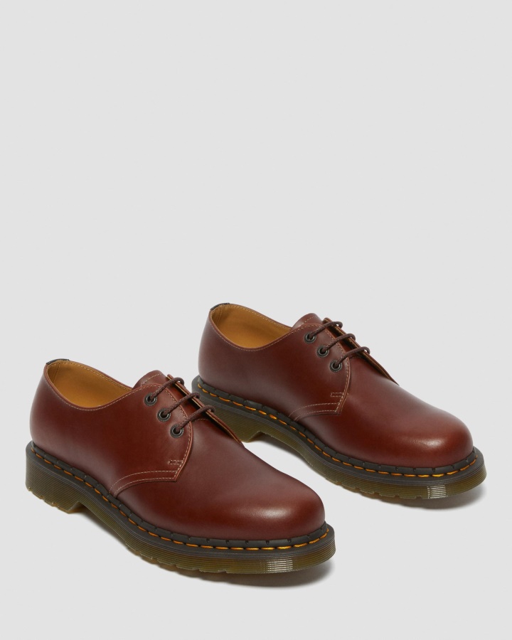 1461 Pantofi Oxford Din Piele Abruzzo Barbati Maro+negru Abruzzo Wp Dr.martens Romania