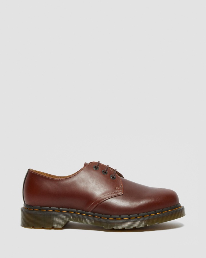 1461 Pantofi Oxford Din Piele Abruzzo Barbati Maro+negru Abruzzo Wp Dr.martens Romania