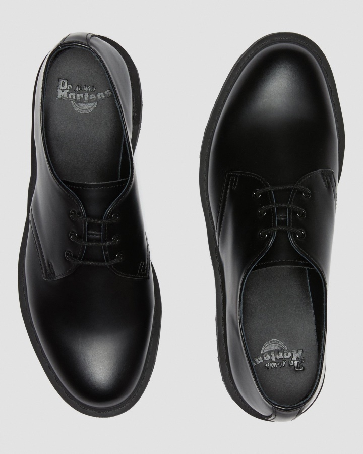 Piele Neteda Neagra Dr.martens Romania 1461 Mono Piele Neteda Pantofi Oxford