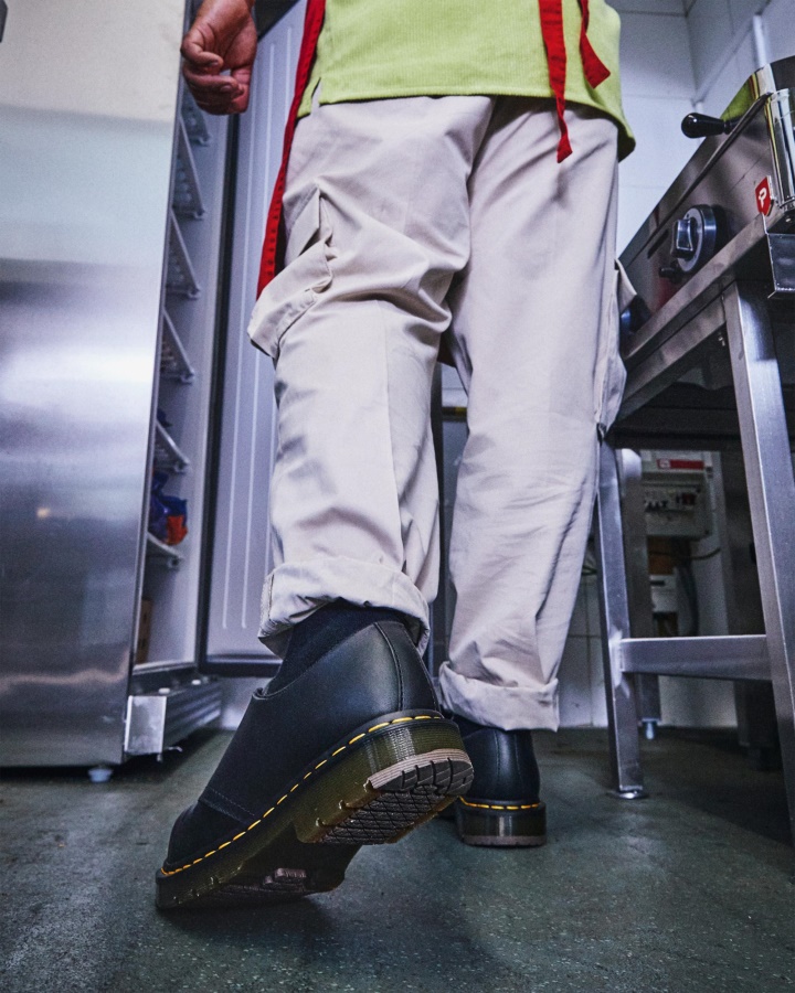 1461 Pantofi Cu Varf Din Otel Rezistent La Alunecare Negru Industrial Full Grain Dr.martens Romania