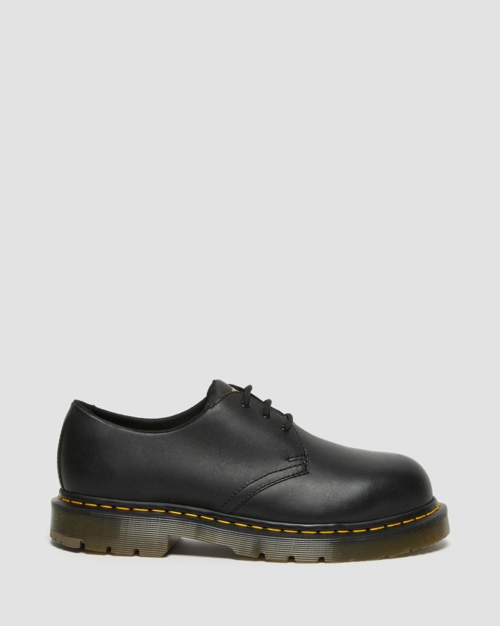 1461 Pantofi Cu Varf Din Otel Rezistent La Alunecare Negru Industrial Full Grain Dr.martens Romania