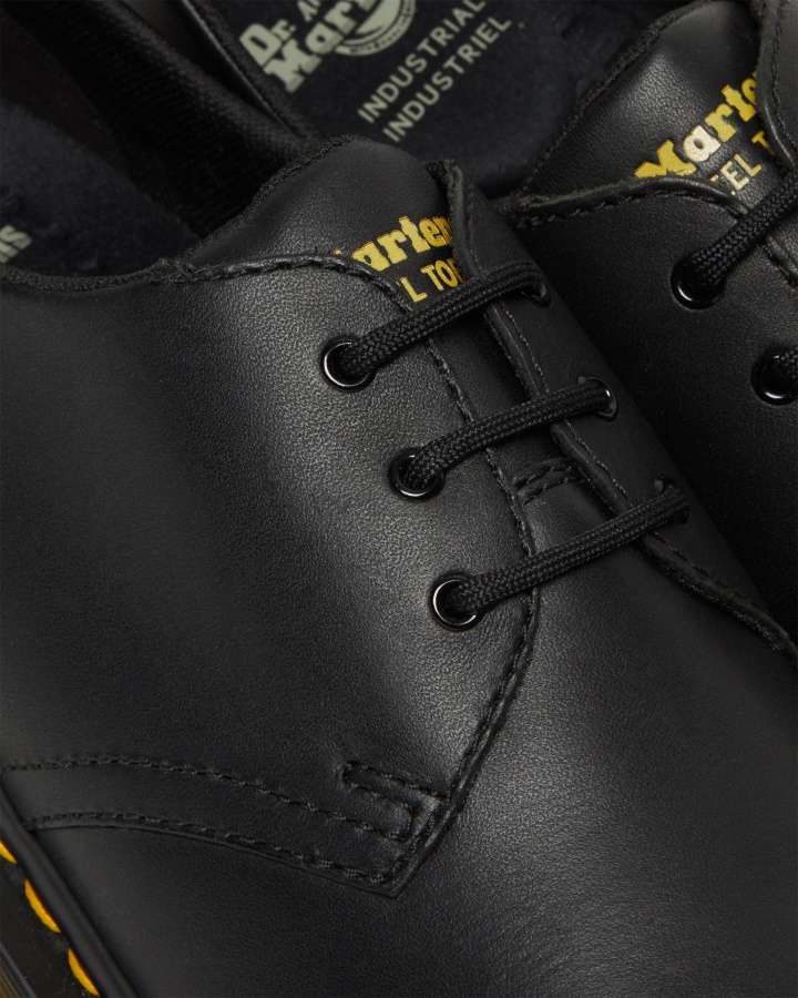 1461 Pantofi Cu Varf Din Otel Rezistent La Alunecare Negru Industrial Full Grain Dr.martens Romania