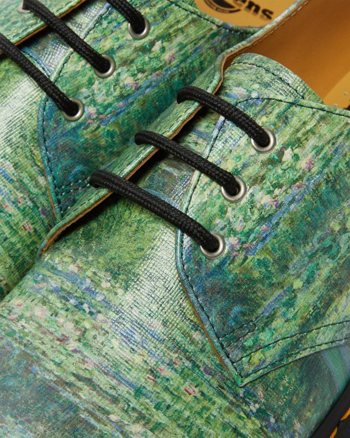 Dr.martens Romania Verde Backhand 1461 The National Gallery Pantofi Oxford Monet