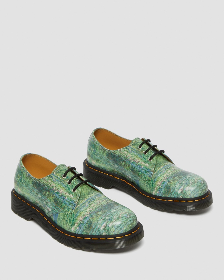 Dr.martens Romania Verde Backhand 1461 The National Gallery Pantofi Oxford Monet