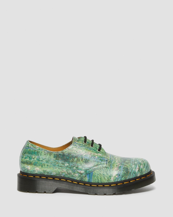 Dr.martens Romania Verde Backhand 1461 The National Gallery Pantofi Oxford Monet