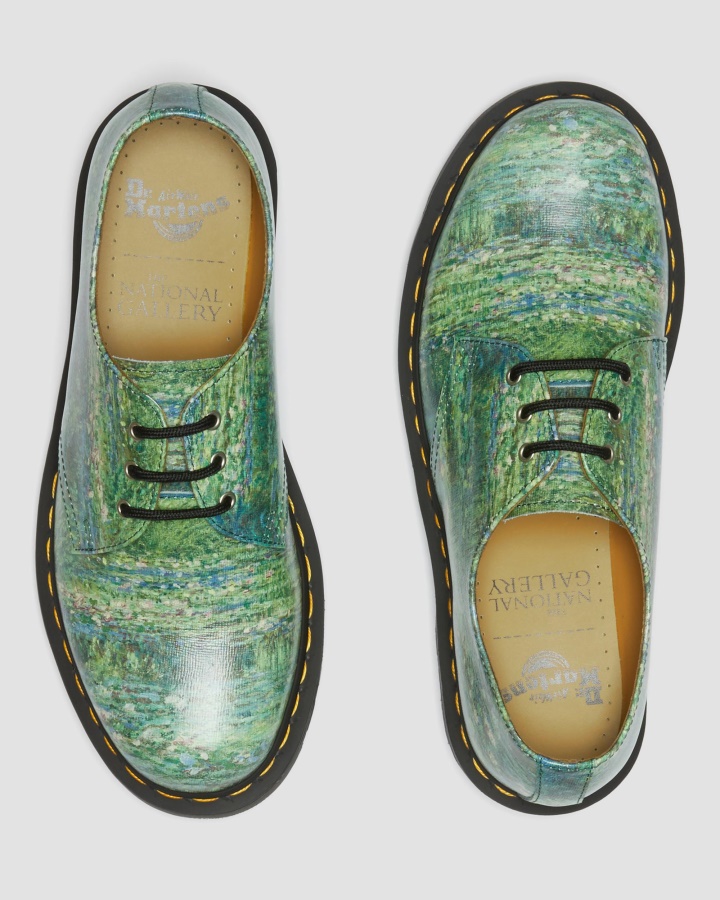 Dr.martens Romania Verde Backhand 1461 The National Gallery Pantofi Oxford Monet