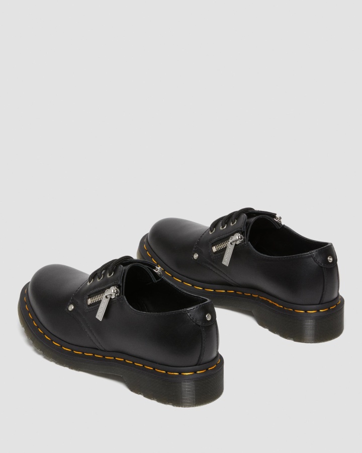 1461 Pantofi Oxford Din Piele Cu Fermoar Dublu Dr.martens Romania Negru Wanama