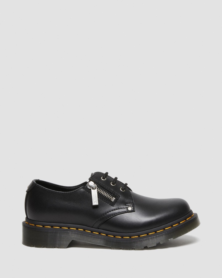 1461 Pantofi Oxford Din Piele Cu Fermoar Dublu Dr.martens Romania Negru Wanama
