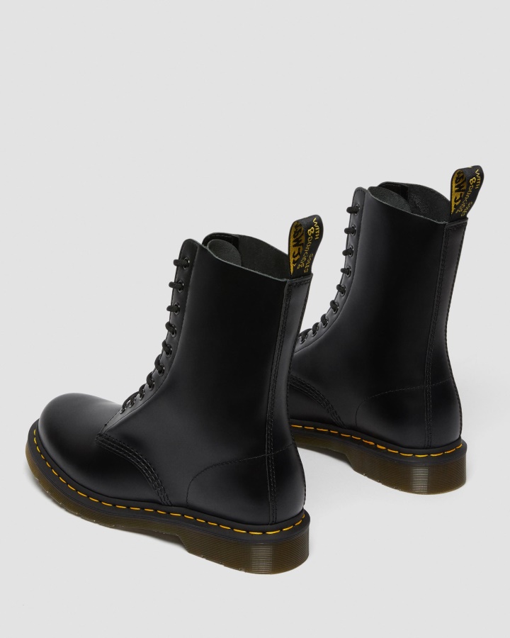 Cizme Netede Piele Neteda Dr.martens Romania 1490 Piele Neteda La Mijlocul Gambei
