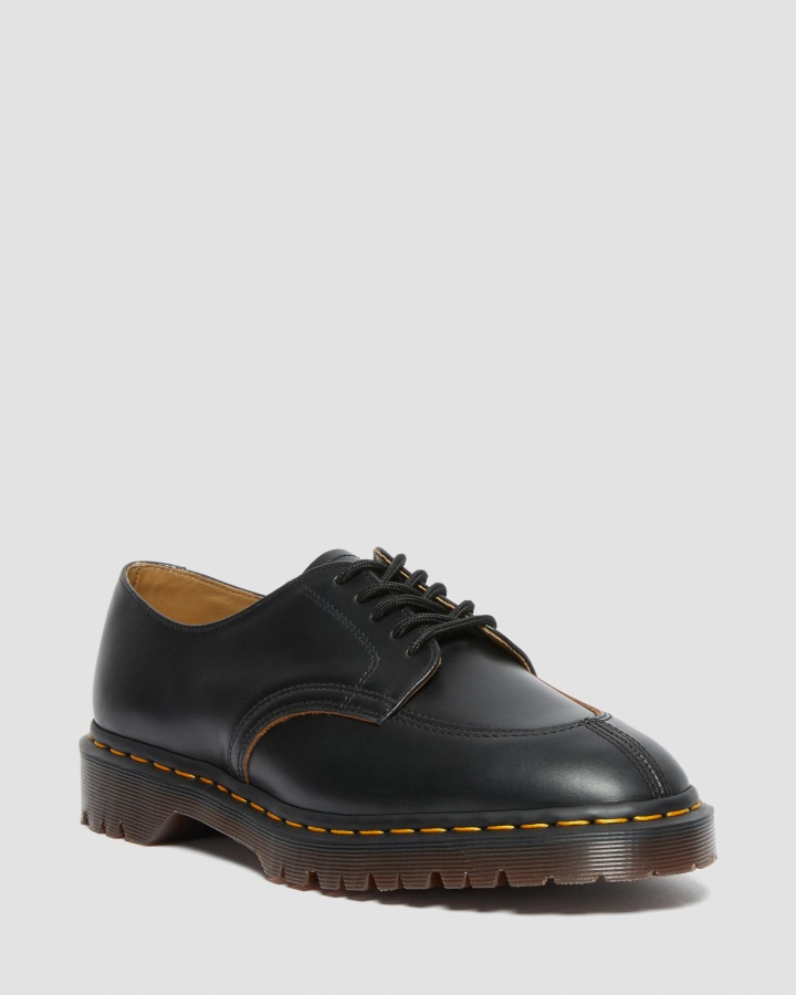 Dr.martens Romania Negru Vintage Neted 2046 Vintage Pantofi Oxford Piele Neteda