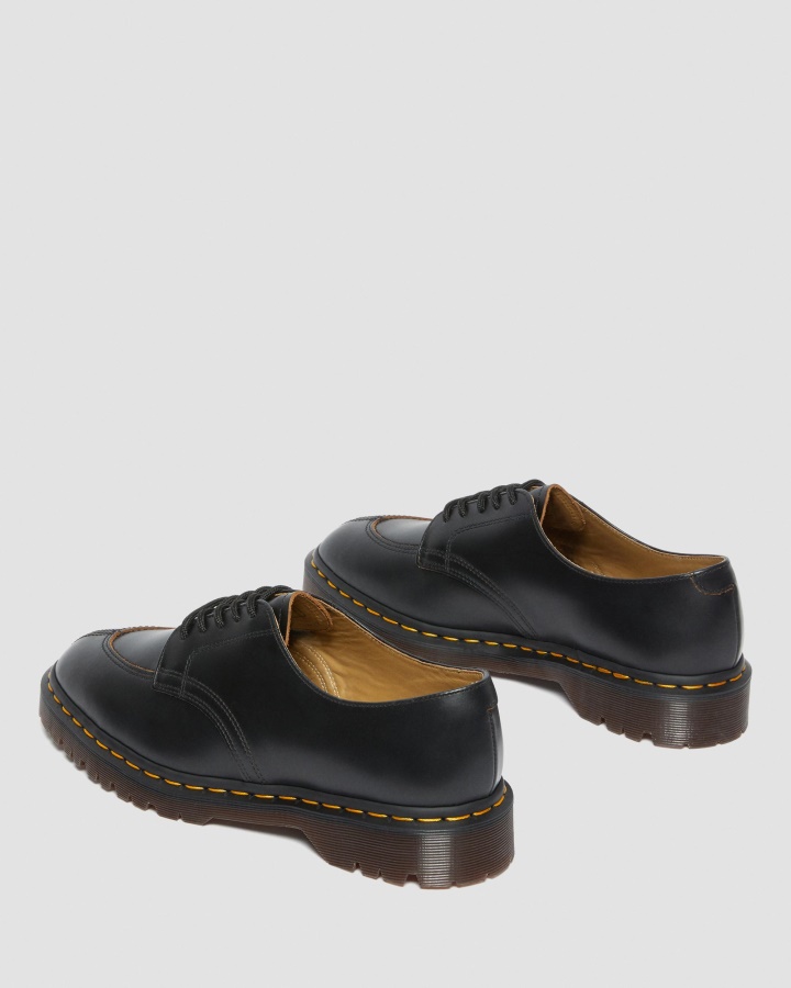Dr.martens Romania Negru Vintage Neted 2046 Vintage Pantofi Oxford Piele Neteda