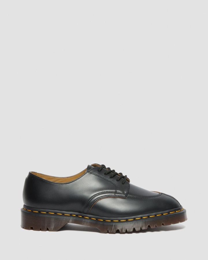 Dr.martens Romania Negru Vintage Neted 2046 Vintage Pantofi Oxford Piele Neteda