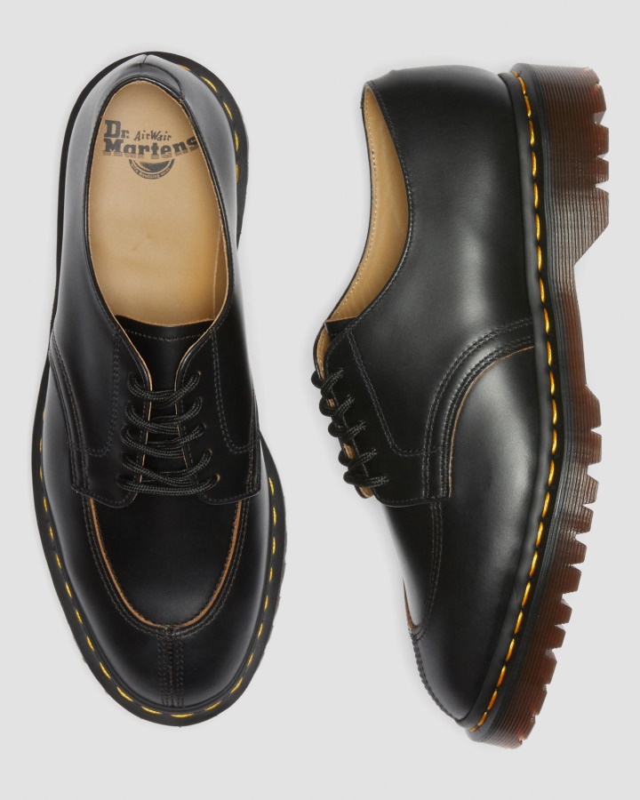 Dr.martens Romania Negru Vintage Neted 2046 Vintage Pantofi Oxford Piele Neteda