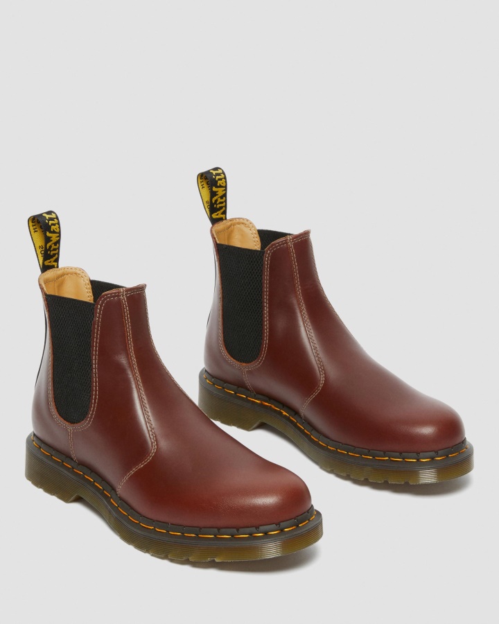 2976 Cizme Chelsea Din Piele Abruzzo Maro+negru Abruzzo Wp Dr.martens Romania